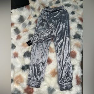 PLT  silver sweatsuit set